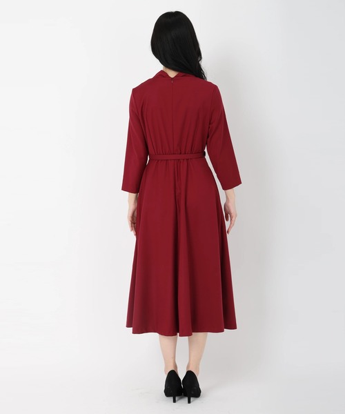 Strawberry Fields ワンピース STRAWBERRY-FIELDS ワンピース バイカラーセンタープリーツワンピース