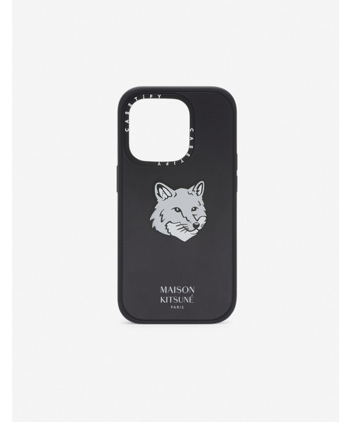 Maison Kitsune(メゾンキツネ)の「MAISON KITSUNE x CASETIFY IPHONE 14 PRO MAX BOLD FOX HEAD MAGSAFE CASE(スマホケース/カバー・メンズ・ブラック・iPhone 14 Pro Max)」の1枚目の写真