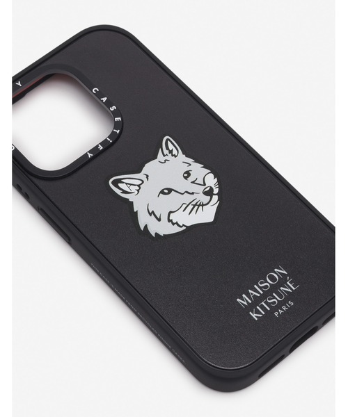 Maison Kitsune(メゾンキツネ)の「MAISON KITSUNE x CASETIFY IPHONE 14 PRO MAX BOLD FOX HEAD MAGSAFE CASE(スマホケース/カバー・メンズ・ブラック・iPhone 14 Pro Max)」の3枚目の写真