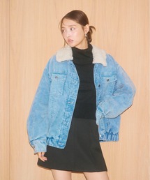 SNIDEL | 衿ボアコーデュロイブルゾン(ブルゾン)