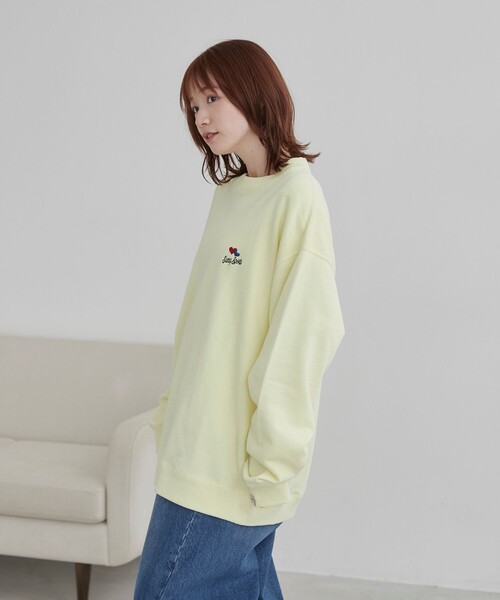 coen(コーエン)の「SunnySports(サニースポーツ)別注 ワンポイントハート刺繍スウェット(スウェット・メンズ・ホワイト/クリーム/ネイビー・M/L/XL)」の12枚目の写真