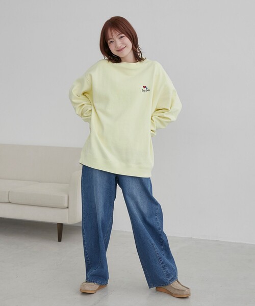 coen(コーエン)の「SunnySports(サニースポーツ)別注 ワンポイントハート刺繍スウェット(スウェット・メンズ・ホワイト/クリーム/ネイビー・M/L/XL)」の13枚目の写真