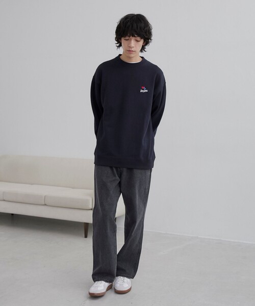 coen(コーエン)の「SunnySports(サニースポーツ)別注 ワンポイントハート刺繍スウェット(スウェット・メンズ・ホワイト/クリーム/ネイビー・M/L/XL)」の17枚目の写真