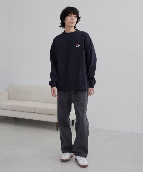 coen(コーエン)の「SunnySports(サニースポーツ)別注 ワンポイントハート刺繍スウェット(スウェット・メンズ・ホワイト/クリーム/ネイビー・M/L/XL)」の21枚目の写真