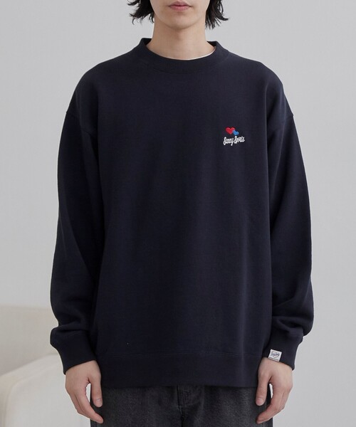 coen(コーエン)の「SunnySports(サニースポーツ)別注 ワンポイントハート刺繍スウェット(スウェット・メンズ・ホワイト/クリーム/ネイビー・M/L/XL)」の22枚目の写真