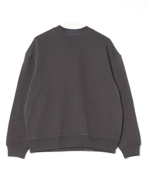 ALLSAINTS（オールセインツ）の「HAVEN EMBROIDERED LOGO OVERSIZED SWEATSHIRT | HAVEN 刺繍 ロゴ オーバーサイズ スウェットシャツ（スウェット・メンズ・ブラック・XS/S/M/L）」の7枚目の写真