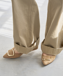 LE TALON | 《追加》3cmポインテッドニュアンスバックルパンプス(パンプス)