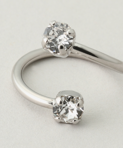 JUSTINE CLENQUET(ジュスティーヌクランケ)の「JUSTINE CLENQUET/ジャスティーヌ クランケ JUNO MID RING(リング・レディース・シルバー・FREE)」の3枚目の写真