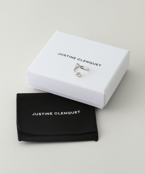 JUSTINE CLENQUET(ジュスティーヌクランケ)の「JUSTINE CLENQUET/ジャスティーヌ クランケ JUNO MID RING(リング・レディース・シルバー・FREE)」の4枚目の写真