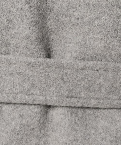 BEAUTY&YOUTH UNITED ARROWS（ビューティーアンドユースユナイテッドアローズ）の「BY メルトンソリッドラップコート◆（その他アウター・レディース・ライトグレー・フリー）」の10枚目の写真