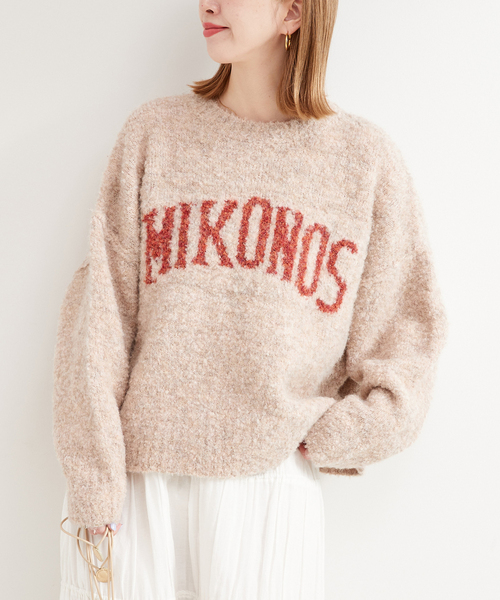 《追加》MIXブークレーロゴニット（ニット/セーター）｜B.C STOCK（ベーセーストック）