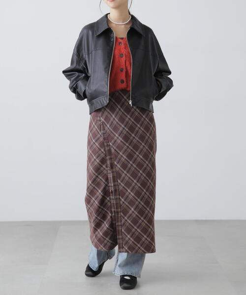 FREE'S MART(フリーズマート)の「◆Vネックシャギーカーディガン(カーディガン/ボレロ・レディース・ホワイト/レッド/グレー・FREE)」の17枚目の写真