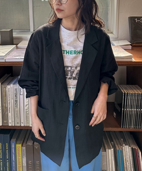 PILIT(ピリット)の「PHOTO プリント ミニ裏毛tee(Tシャツ/カットソー・レディース・オートミール/杢グレー・MEDIUM)」の13枚目の写真