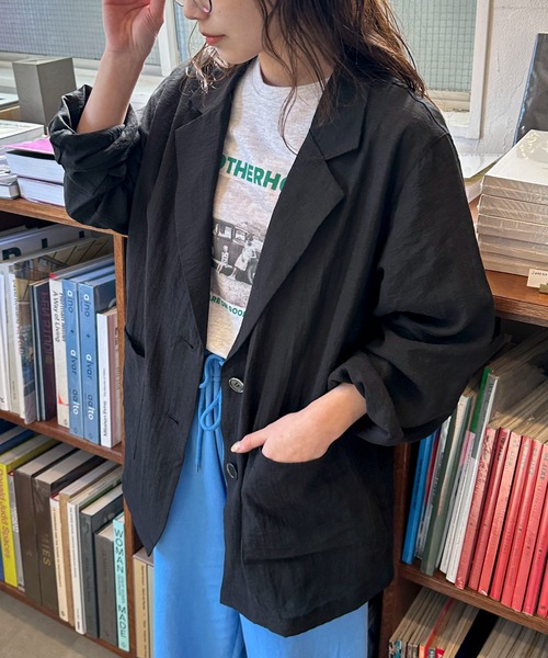 PILIT(ピリット)の「PHOTO プリント ミニ裏毛tee(Tシャツ/カットソー・レディース・オートミール/杢グレー・MEDIUM)」の16枚目の写真