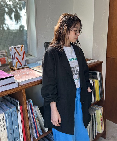 PILIT(ピリット)の「PHOTO プリント ミニ裏毛tee(Tシャツ/カットソー・レディース・オートミール/杢グレー・MEDIUM)」の17枚目の写真