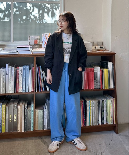 PILIT(ピリット)の「PHOTO プリント ミニ裏毛tee(Tシャツ/カットソー・レディース・オートミール/杢グレー・MEDIUM)」の19枚目の写真