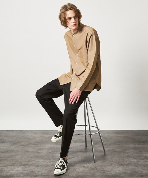 ABAHOUSE(アバハウス)の「デニムライク スリムテーパード スラックス(スラックス・メンズ・ベージュ/ホワイト/ブラック/グレー/ネイビー・50/48/46/44)」の7枚目の写真