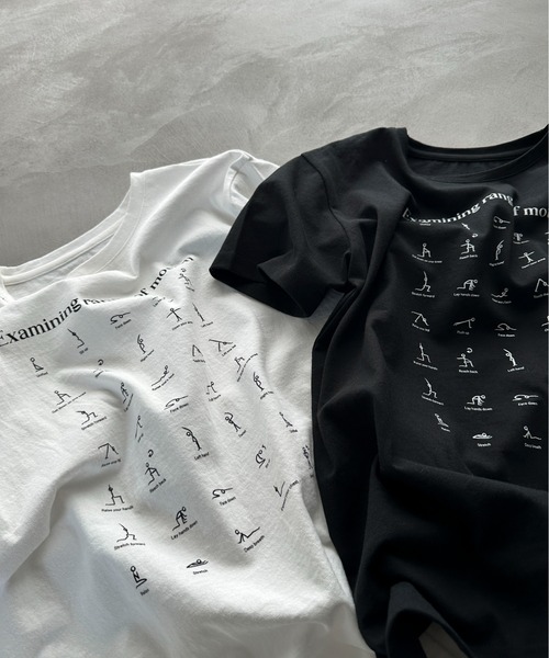 feepur(フェピュール)の「モノクロイラストTee(Tシャツ/カットソー・レディース・チャコールグレー/オフホワイト・MEDIUM)」の14枚目の写真