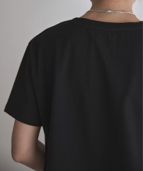 feepur(フェピュール)の「モノクロイラストTee(Tシャツ/カットソー・レディース・チャコールグレー/オフホワイト・MEDIUM)」の13枚目の写真