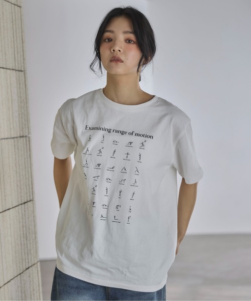 feepur(フェピュール)の「モノクロイラストTee(Tシャツ/カットソー・レディース・チャコールグレー/オフホワイト・MEDIUM)」の6枚目の写真