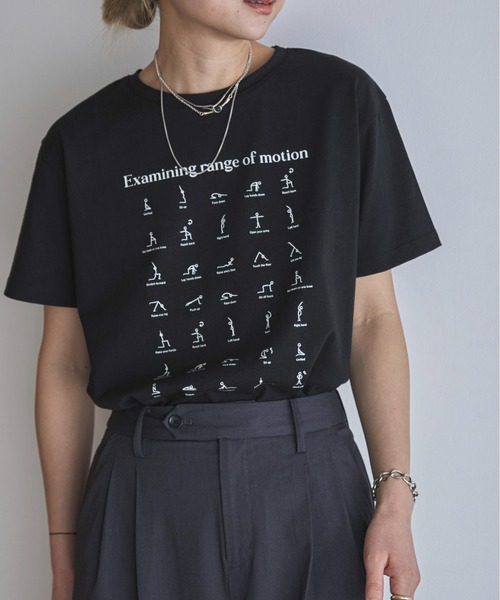 feepur(フェピュール)の「モノクロイラストTee(Tシャツ/カットソー・レディース・チャコールグレー/オフホワイト・MEDIUM)」の22枚目の写真