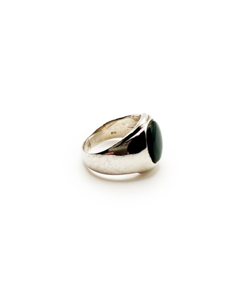Indian Jewelry（インディアンジュエリー）の「THEATER シアター ビッグオーバルストーンシルバーリング  Made in USA（リング・レディース・シルバー・#16）」の3枚目の写真