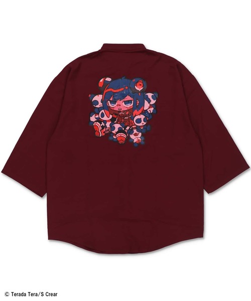 SPINNS(スピンズ)の「『寺田てら×SPINNS 第二弾』 チャイナシャツ(シャツ/ブラウス・レディース・ブラック/バーガンディー・ONESIZE)」の17枚目の写真