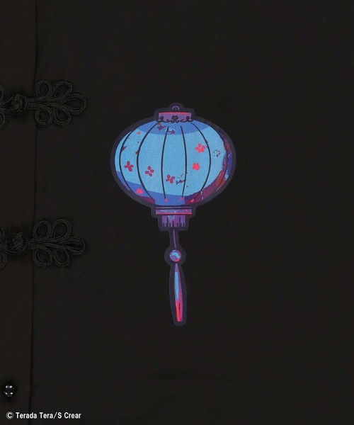 SPINNS(スピンズ)の「『寺田てら×SPINNS 第二弾』 チャイナシャツ(シャツ/ブラウス・レディース・ブラック/バーガンディー・ONESIZE)」の14枚目の写真