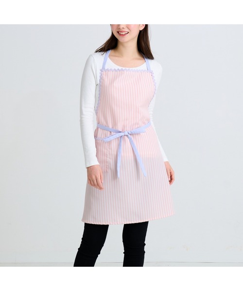 ウェーブ フルエプロン ピンク（エプロン）｜Francfranc（フランフラン