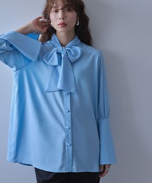 rectangle | リボンタイロングカフスブラウス(シャツ/ブラウス)