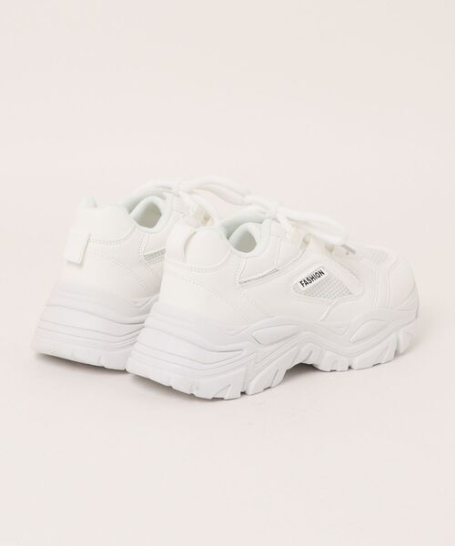 ボリュームソール 厚底 ローテク ダッドスニーカー レースアップ