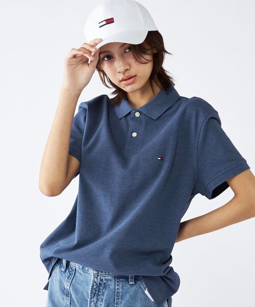 TOMMY HILFIGER（トミーヒルフィガー）の「シーズナルレギュラーポロシャツ（ポロシャツ・メンズ・ブルー/ブラウン/グリーン/ライトグリーン/オリーブ/サンドベージュ/オレンジ/ベージュ/レッド/ネイビー・LARGE/MEDIUM/SMALL/X-LARGE）」の12枚目の写真