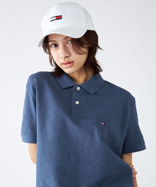 TOMMY HILFIGER（トミーヒルフィガー）の「シーズナルレギュラーポロシャツ（ポロシャツ・メンズ・ブルー/ブラウン/グリーン/ライトグリーン/オリーブ/サンドベージュ/オレンジ/ベージュ/レッド/ネイビー・LARGE/MEDIUM/SMALL/X-LARGE）」の13枚目の写真