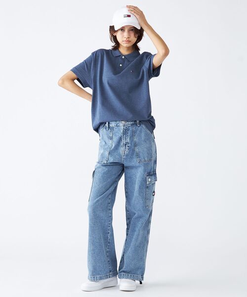 TOMMY HILFIGER（トミーヒルフィガー）の「シーズナルレギュラーポロシャツ（ポロシャツ・メンズ・ブルー/ブラウン/グリーン/ライトグリーン/オリーブ/サンドベージュ/オレンジ/ベージュ/レッド/ネイビー・LARGE/MEDIUM/SMALL/X-LARGE）」の14枚目の写真