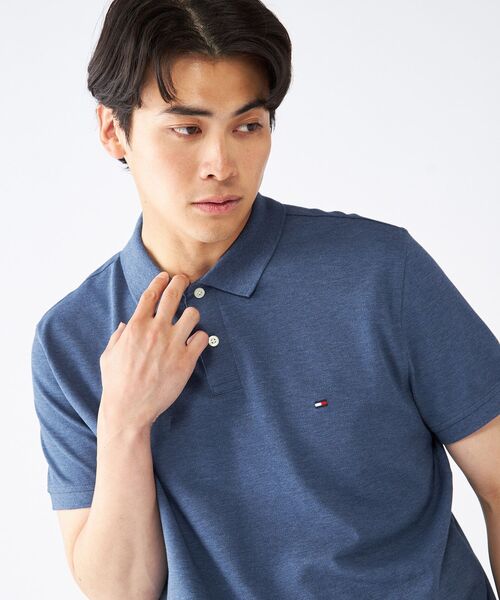 TOMMY HILFIGER（トミーヒルフィガー）の「シーズナルレギュラーポロシャツ（ポロシャツ・メンズ・ブルー/ブラウン/グリーン/ライトグリーン/オリーブ/サンドベージュ/オレンジ/ベージュ/レッド/ネイビー・LARGE/MEDIUM/SMALL/X-LARGE）」の17枚目の写真