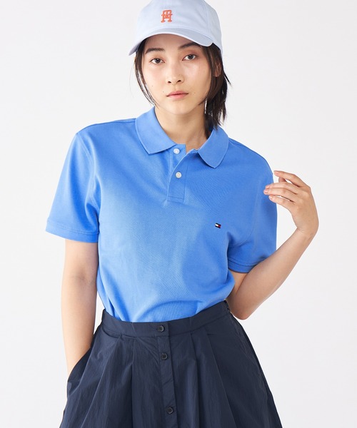 TOMMY HILFIGER（トミーヒルフィガー）の「シーズナルレギュラーポロシャツ（ポロシャツ・メンズ・ブルー/ブラウン/グリーン/ライトグリーン/オリーブ/サンドベージュ/オレンジ/ベージュ/レッド/ネイビー・LARGE/MEDIUM/SMALL/X-LARGE）」の8枚目の写真