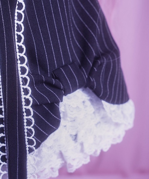 Side ribbon & frill back ribbon skirt（スカート）｜AVENCHUMU