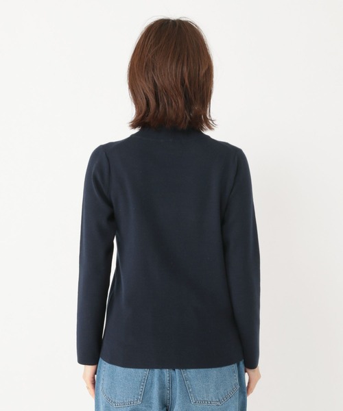 studio CLIP(スタディオクリップ)の「14ゲージ総針ハイネックプルオーバー(ニット/セーター・レディース・アイボリー/ベージュ/ネイビー/イエロー・MEDIUM/LARGE)」の8枚目の写真