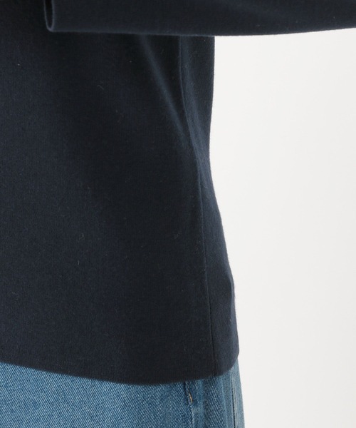 studio CLIP(スタディオクリップ)の「14ゲージ総針ハイネックプルオーバー(ニット/セーター・レディース・アイボリー/ベージュ/ネイビー/イエロー・MEDIUM/LARGE)」の11枚目の写真