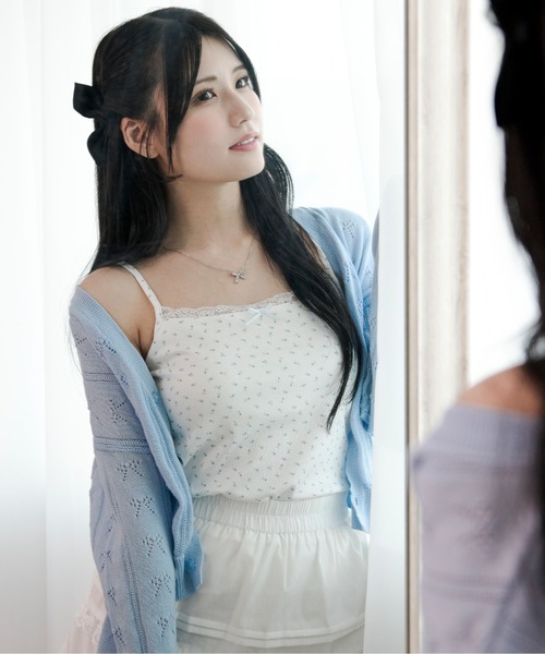 apres jour(アプレジュール)の「カップ付きアソート柄キャミインナー(キャミソール・レディース・ブルー/イエロー/ラベンダー/オレンジ/ピンク・フリー/X-LARGE)」の13枚目の写真