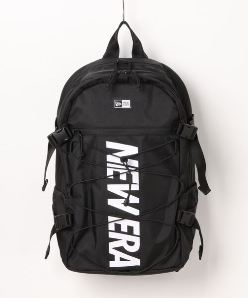 NEW ERA(ニューエラ)の「【NEW ERA/ニューエラ】CORD PACK(バックパック/リュック・メンズ・ブラック/ブラック×ホワイト・FREE)」の2枚目の写真