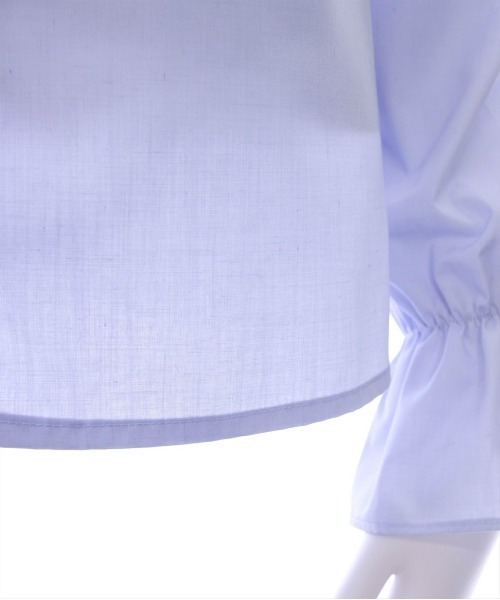 CLEAR BASIC（クリアベーシック）の「キャンディースリーブフリルブラウス[オフィスカジュアル リボン]≪CLEAR BASIC≫（シャツ/ブラウス・レディース・オフホワイト/サックスブルー/ブラック・F/FREE）」の16枚目の写真