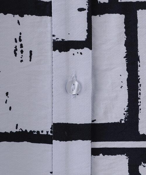 OPAQUE.CLIP(オペークドットクリップ)の「ジオメトリックプリントワンピース(ワンピース・レディース・ブラック系/ネイビー系/ネイビー系5・42/40/38)」の20枚目の写真