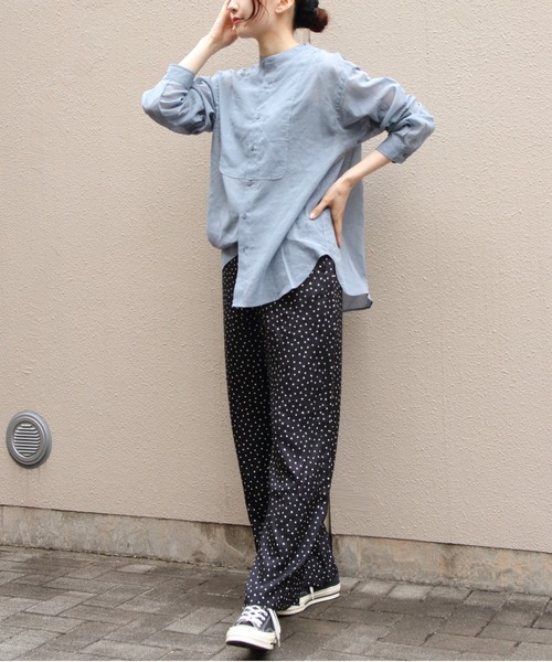 LE GLAZIK(ルグラジック)の「LE GLAZIK/ル グラジック エラスティックパンツ RAYON ELASTIC PANTS LG-E0267 RPR(その他パンツ・レディース・ブラック/ネイビー・36)」の10枚目の写真