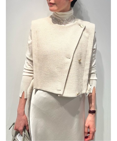 ESTNATION / コットンツイードジレ