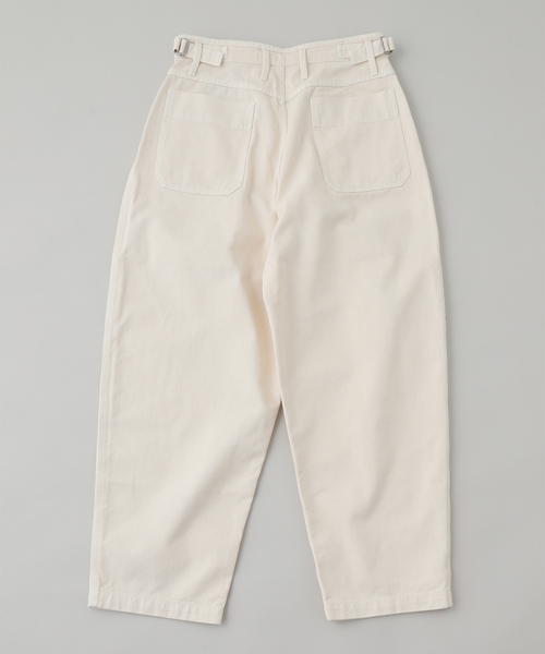 LEMAIRE(ルメール)の「LEMAIRE (ルメール) PLEATED WORKWEAR PANTS PA1201LD1034(スラックス・メンズ・アイボリー・50/48/46)」の2枚目の写真
