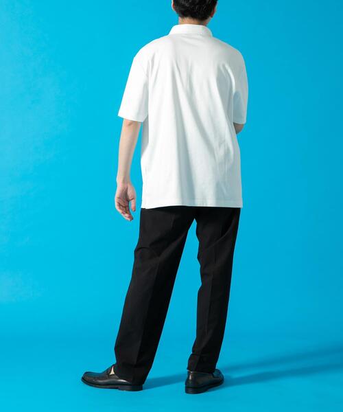 URBAN RESEARCH ROSSO MEN(アーバンリサーチロッソメン)の「『XLサイズあり』『UR TECH』防汚加工リラックス半袖ポロシャツ(ポロシャツ・メンズ・ホワイト/ブラック/ネイビー/ライトグレー・X-LARGE/SMALL/MEDIUM/LARGE)」の5枚目の写真