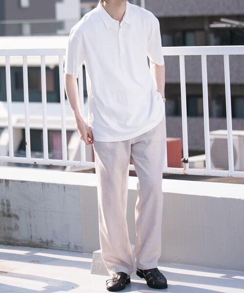 URBAN RESEARCH ROSSO MEN(アーバンリサーチロッソメン)の「『XLサイズあり』『UR TECH』防汚加工リラックス半袖ポロシャツ(ポロシャツ・メンズ・ホワイト/ブラック/ネイビー/ライトグレー・X-LARGE/SMALL/MEDIUM/LARGE)」の12枚目の写真