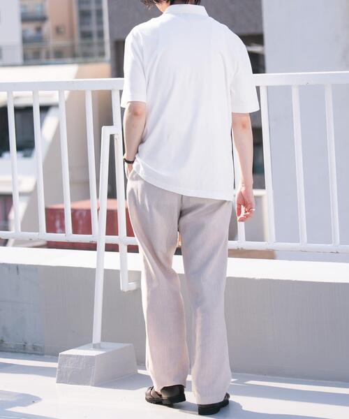 URBAN RESEARCH ROSSO MEN(アーバンリサーチロッソメン)の「『XLサイズあり』『UR TECH』防汚加工リラックス半袖ポロシャツ(ポロシャツ・メンズ・ホワイト/ブラック/ネイビー/ライトグレー・X-LARGE/SMALL/MEDIUM/LARGE)」の14枚目の写真