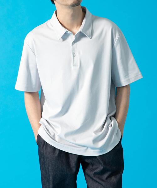 URBAN RESEARCH ROSSO MEN(アーバンリサーチロッソメン)の「『XLサイズあり』『UR TECH』防汚加工リラックス半袖ポロシャツ(ポロシャツ・メンズ・ホワイト/ブラック/ネイビー/ライトグレー・X-LARGE/SMALL/MEDIUM/LARGE)」の15枚目の写真